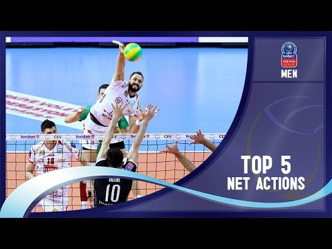 Stars in Motion Episode 10 - Top 5 Net Actions - 2016 CEV DenizBank Volleyball Champions League - M