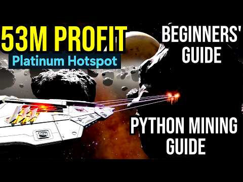 Elite Dangerous – Beginner Python Mining Guide (53M Credits, Platinum Hotspot)