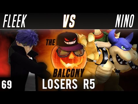 PM @ the Balcony 69 - Losers R5 ft. Nino (Bowser, Ice Climbers) VS Fleek (Ike)