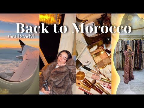 Morocco vlog🇲🇦|رجعت عاوتاني المغرب🌝| ختارو معايا شنو نلبس لعرس💃🏻✨|ميكاب خفيف💄|كيفاش كنصايب شعري💇🏻‍♀️