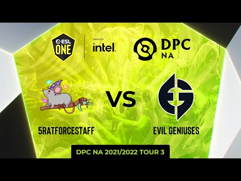5RATFORCESTAFF vs Evil Geniuses | Game 2 | ESL One Summer 2022 - DPC NA Tour 3: Division 1