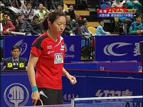 [2012] Asian Championships 2011 (wt-f) CHN-SIN [m2] GUO Yue - LI Jiawei [Full Match]