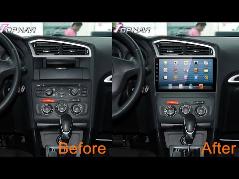 Android Car Radio10.1inch For Citroen C4L 2013-2017  Multimedia Video Player GPS Navigation Top Navi