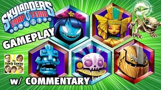 DreamCatcher, Golden Queen, Grave Clobber, Scrap Shooter, Bad JuJu Gameplay (Skylanders Trap Team)