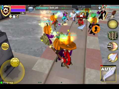 Pocket Legends - Naver cafe team guild picture for Halloween :)