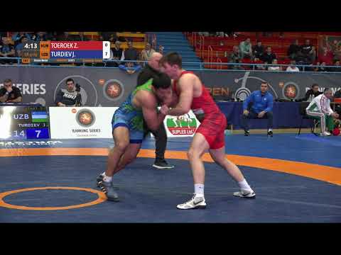 BRONZE GR - 97 kg: Z. TOEROEK (HUN) v. J. TURDIEV (UZB)