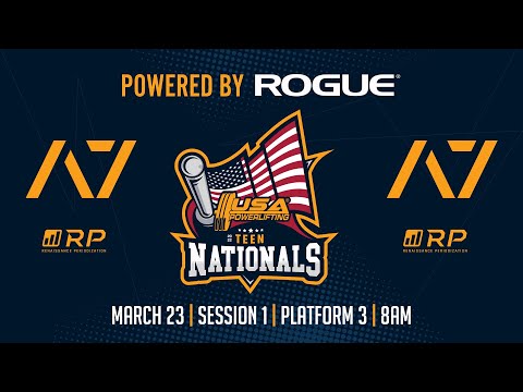 USAPL Teen Nationals March 23 Session 1 Platform 3 8am