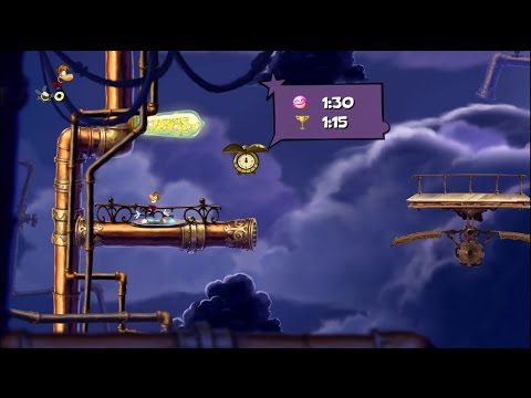 RAYMAN ORIGINS 89 - NUVOLE TRISTANZUOLE: CIME UN PO' FUMOSE (SFIDA A TEMPO)