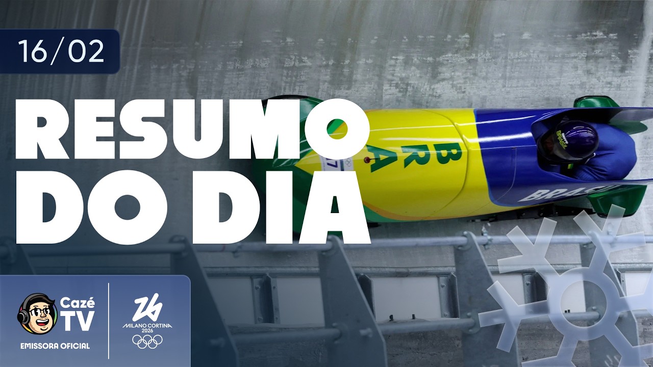 BRASIL FAZ HISTÓRIA NO BOBSELD! RESUMO DO 12º DIA DAS OLIMPÍADAS DE INVERNO 2026 | 17/02