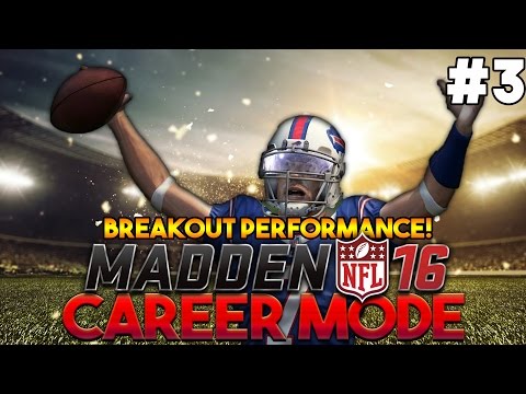Madden 16 Career Mode PS4 Gameplay- Ep. 3: ALEX MORAN RUINS FANTASY LEAGUE'S! Breakout Performance!