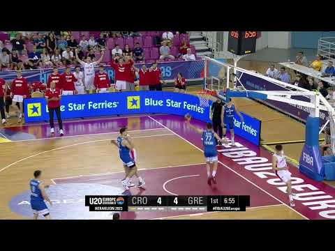 SUPERB pass by Duje Brala!!!!!  U20 Euro, Croatia vs. Greece