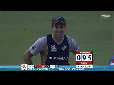 New Zealand Vs Sri Lanka T20 World Cup 2012 Highlight