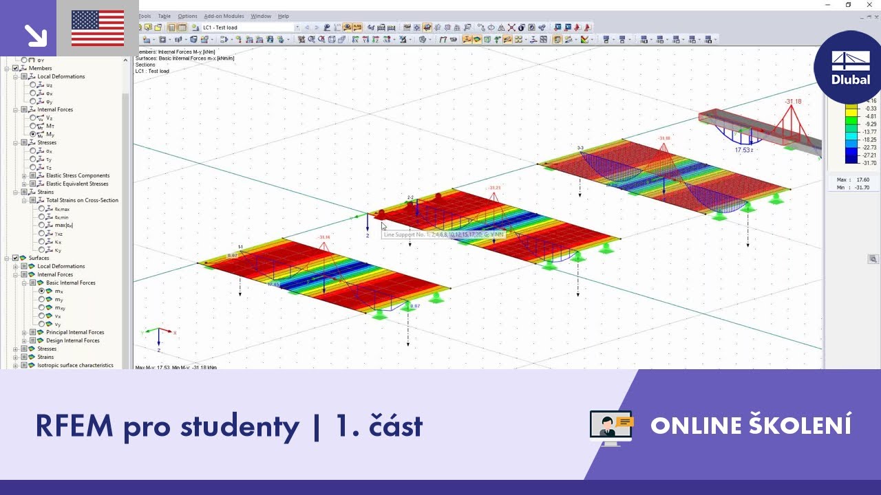 Online školení | RFEM pro studenty | 1. část | 13.04.2021