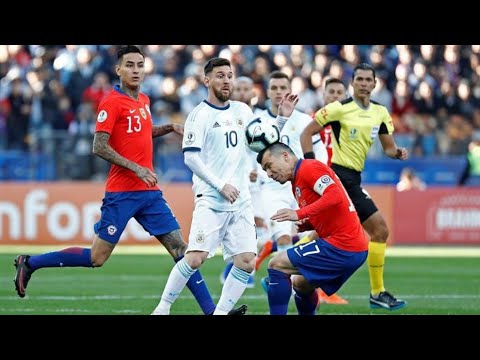 Lionel Messi vs Chile Copa America 2019 HD 720P-pola22