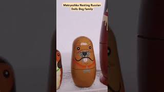 Matryoshka Dog Family Russian dolls Dog family #handpainted #woodencrafts #woodengifts #dogcraft