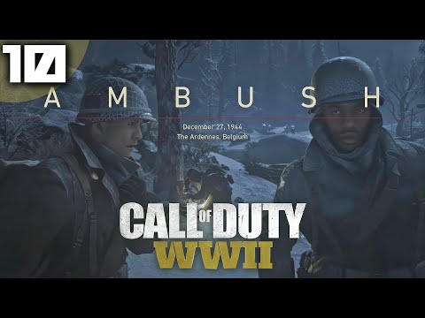 Call of Duty WW2 - Walkthrough Mission 10 : Ambush  UHD 4K 60Fps
