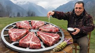 The Hottest Wasabi T-Bone Steaks Finished In Yakiniku Sauce!