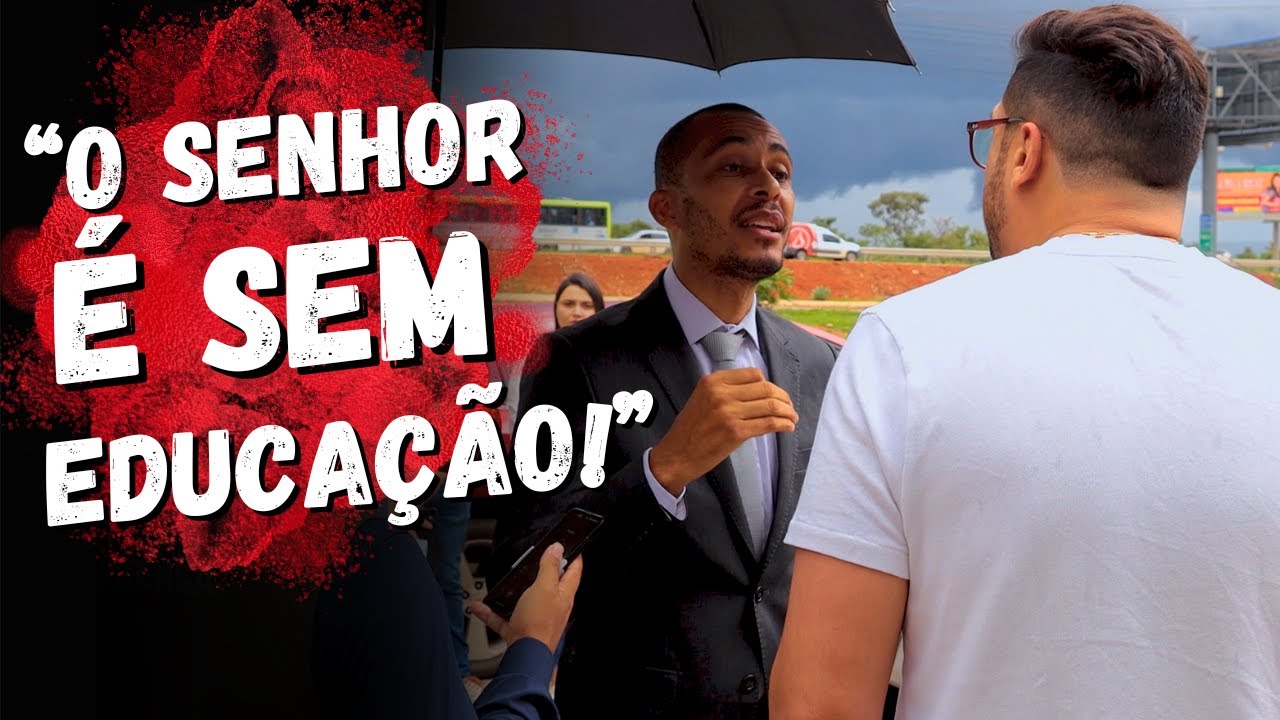 DONO DE BRASÍLIA? EMPRESÁRIO causa TUMULTO antes de REPORTAGEM