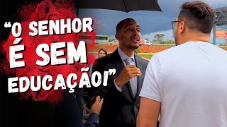 DONO DE BRASÍLIA? EMPRESÁRIO causa TUMULTO antes de REPORTAGEM