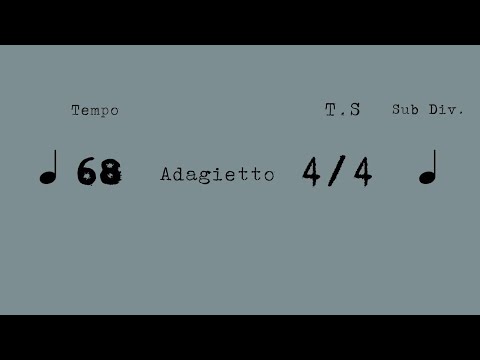 METRONOME - 68 BPM ADAGIETTO