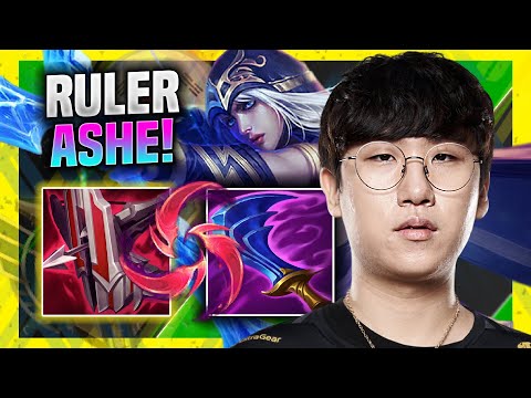 RULER IS SO CLEAN WITH ASHE! - GEN Ruler Plays Ashe ADC vs Ziggs! | Season 11