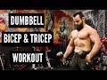 ARM WORKOUT For BIGGER Biceps & Triceps At Home | Follow Along (Bodyweight + Dumbbell)