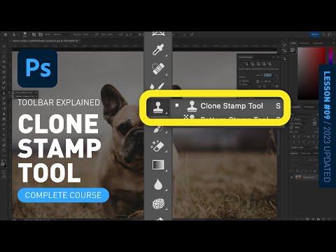 Clone Stamp Tool - Toolbar Explained & Demonstrated [Photoshop Tutorial for Beginners]