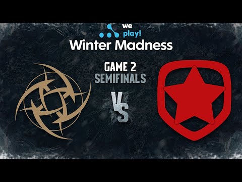 Ninjas in Pyjamas vs Gambit Game 2 - WePlay! Winter Madness - Semifinals
