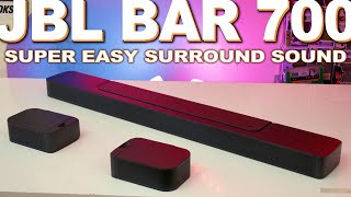 Video thumbnail for JBL Bar 700 Review - Super Easy Surround Sound by GYMCADDY