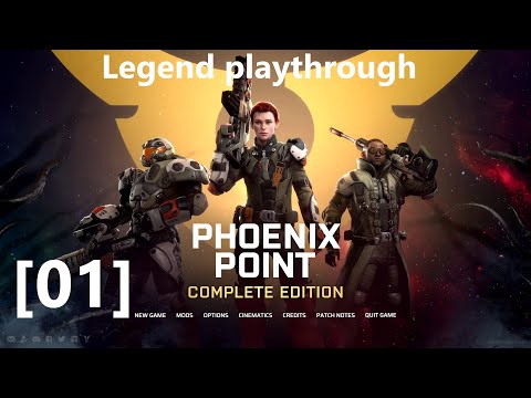 Phoenix Point Legend run [ep01] - Full playthrough