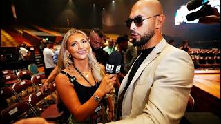 Sallie runs into Andrew Tate at Dirty Boxing