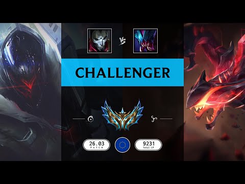 Challenger Match: Jhin vs Rek'Sai - EUW server Patch 26.03