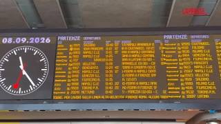 Ritardi e lunghe code alle biglietterie a Roma Termini nel giorno dello sciopero del personale Tr...