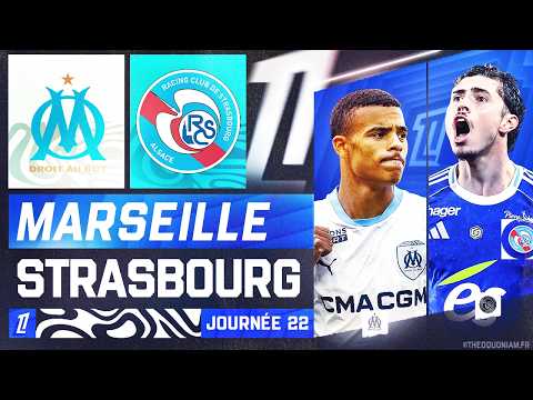 🔴 MARSEILLE - STRASBOURG : 2 - 2 | 🔵⚪ L'OM APRÉS DE ZERBI FACE AU RACING🔵⚫ | LIGUE 1 - LIVE/DIRECT