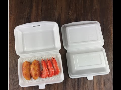 PS foam container box machine