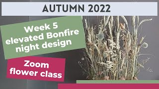 Elevated design for Bonfire Night | Zoom flower class