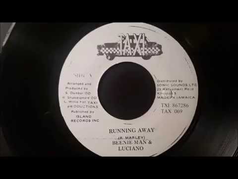Luciano and Beenie Man - Running Away - Taxi 7" w/ Version - 1994