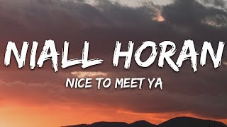 Niall Horan - Nice To Meet Ya (Lyrics) Niall Horan - Nice To Meet Ya (Lyrics)