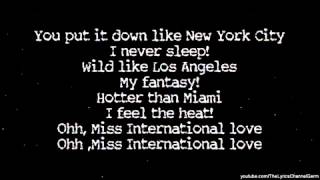 Pitbull   International Love LYRICS 2012 ft Claude Kelly  Chris Brown NEW
