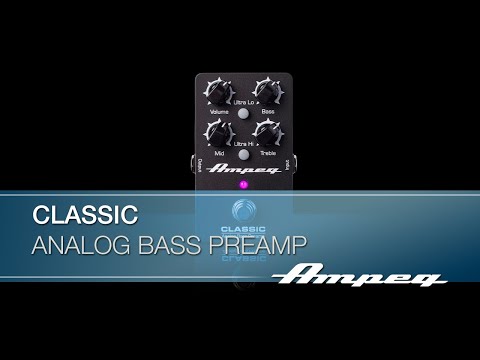 Ampeg Classic Analog Bass Preamp Pedal | Sweetwater
