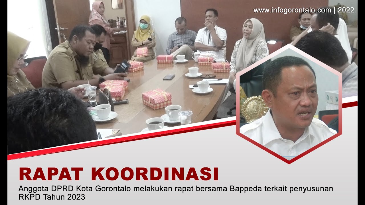 Dekot Gorontalo melakukan Rapat Koordinasi Penyusunan RKPD tahun 2023