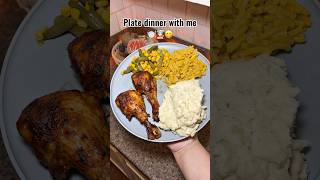 🍽️😋#platedinnerwithme #dinnerplate #familydinner #dinnerrecipe #easydinner #quickdinner #4ypage