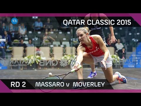 Squash: Qatar Classic 2015 - Rd 2 Highlights: Massaro v Moverley