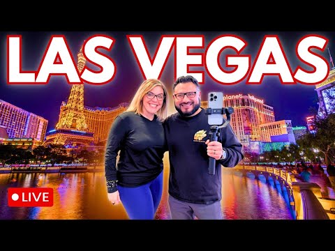 🔴Las Vegas Livestream. Chilly Evening Walk on the Strip. Friday Jan 16, 2026. IRL
