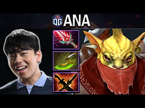 OG.ANA SMURF BOUNTY HUNTER WITH 27 KILLS - DOTA 2 7.28 GAMEPLAY