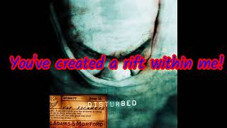 DISTURBED - NUMB (Lyric Video)