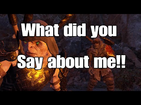 ORCS TALKS ABOUT ZOG IN SHADOW OF WAR