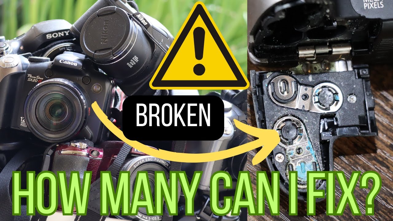 Fixing Broken Digital Cameras - A Day in the life of a Camera Seller