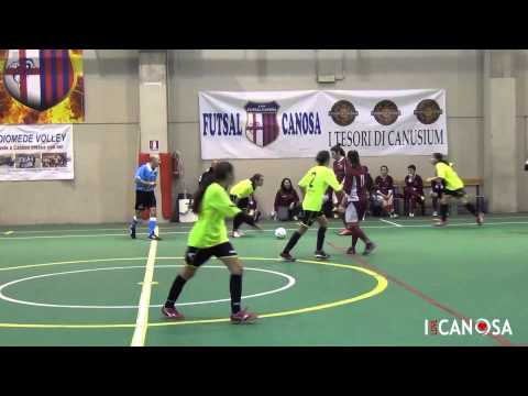 Highlights A.s.d. Futsal Canosa vs Polisportiva Bisaccese - Campionato 2014/15 - Settore Femminile