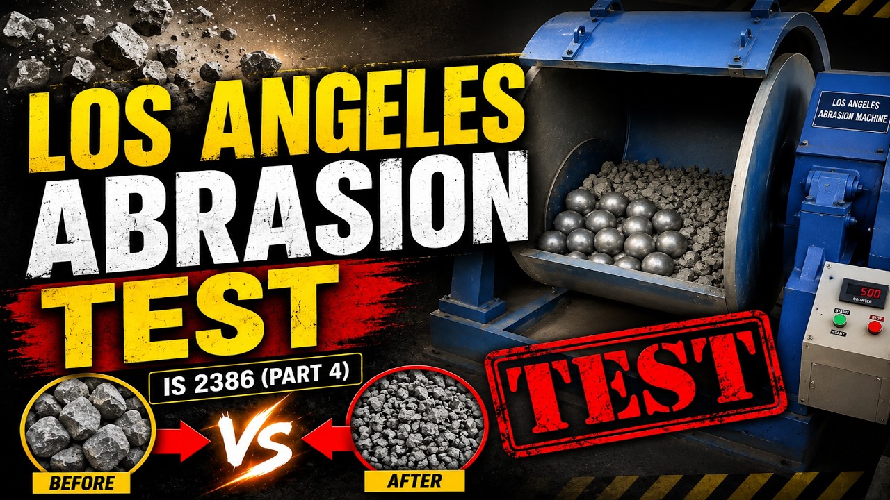 LOS ANGELES  ABRASION VALUE TEST AS PER IS 2386 PART 4